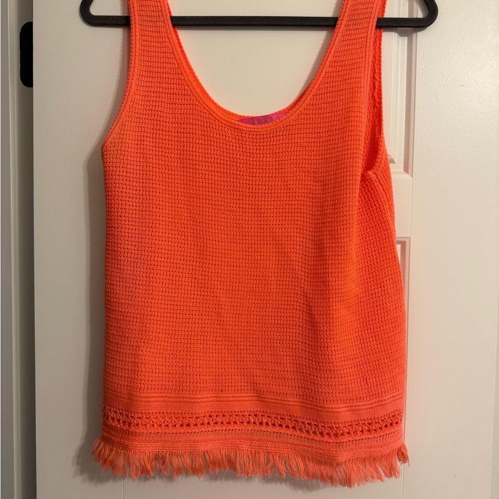 Lilly Pulitzer Vibrant Orange Tank Top